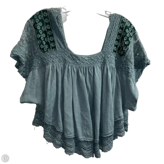 Top Short Sleeve By Altard State In Blue, Size: S