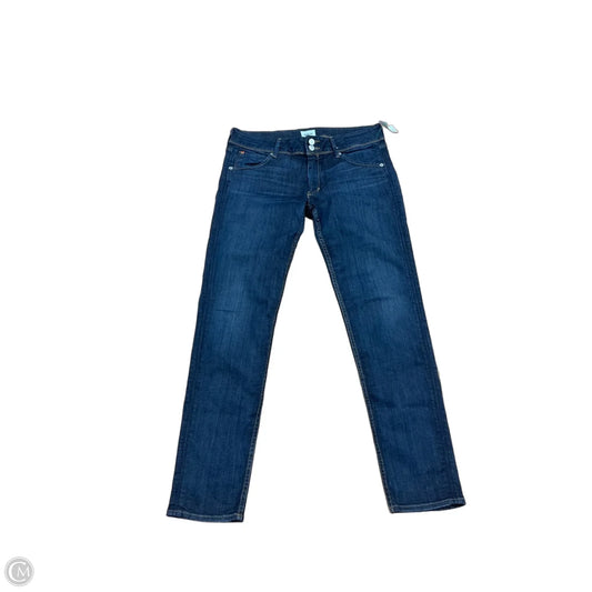 Jeans Skinny By Hudson In Blue Denim, Size: 10