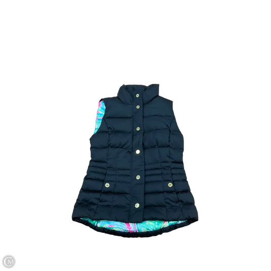 Vest Designer By Lilly Pulitzer In Black, Size: Xxs