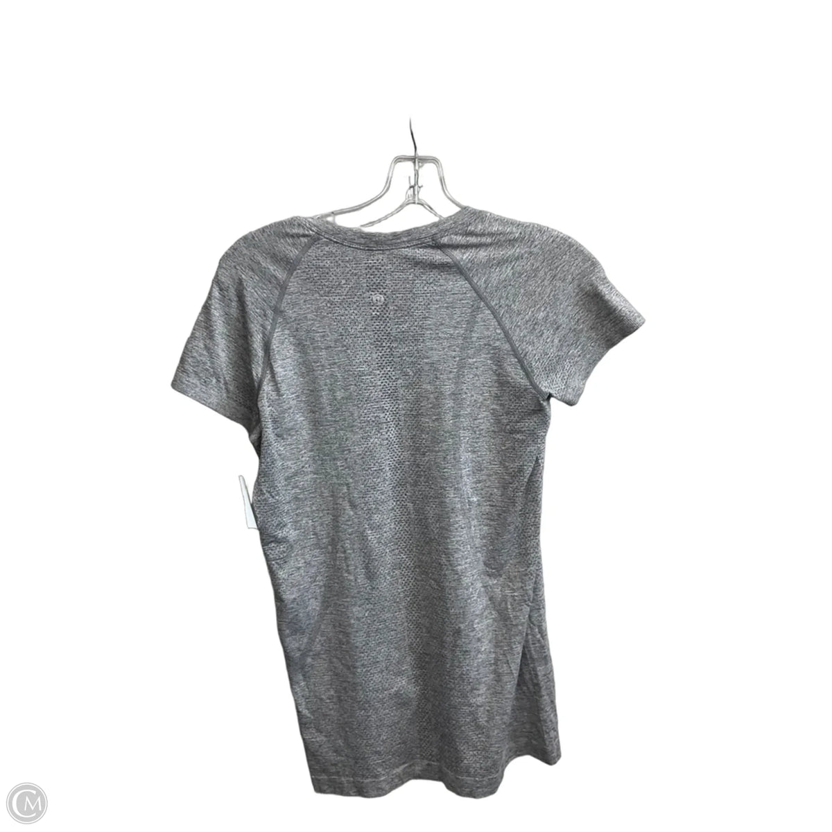 Top Short Sleeve By Lululemon In Grey, Size: 6