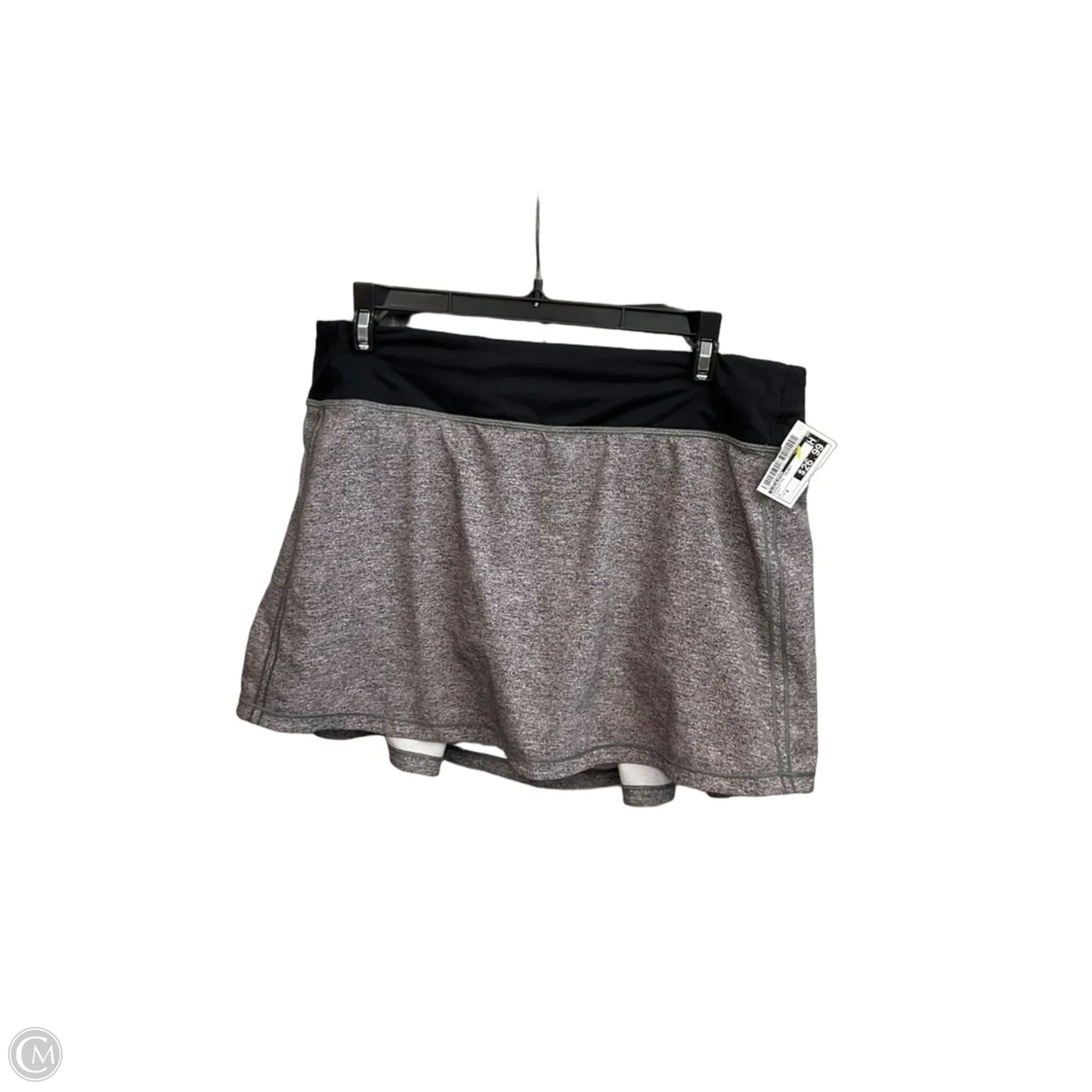 Athletic Skort By Lululemon In Grey, Size: 8