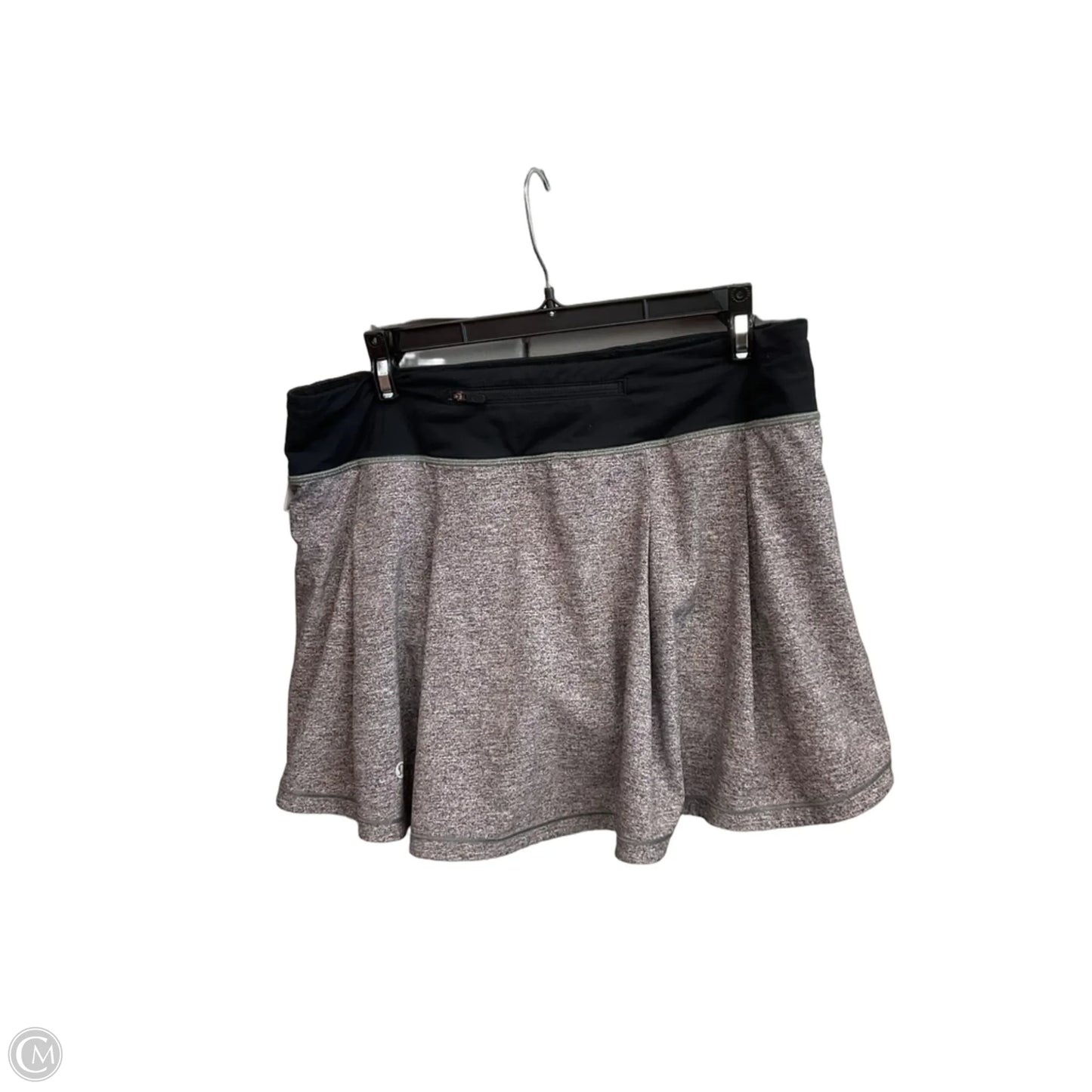 Athletic Skort By Lululemon In Grey, Size: 8