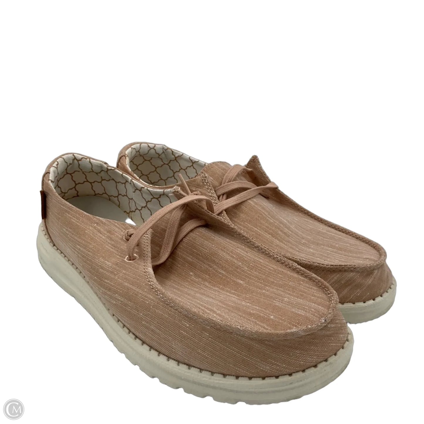 Shoes Flats By Hey Dude In Pink, Size: 10