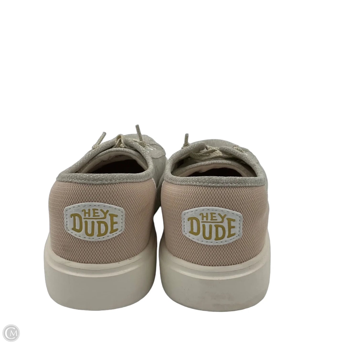 Shoes Sneakers By Hey Dude In Tan, Size: 10