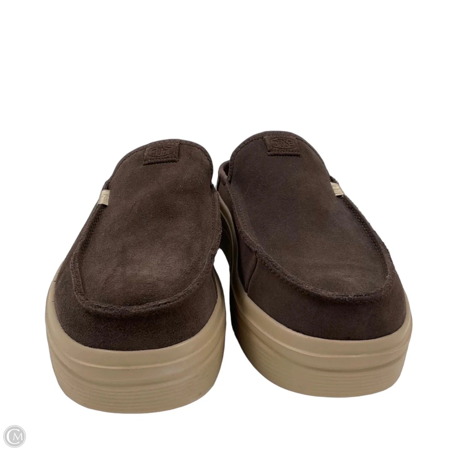 Shoes Flats By Hey Dude In Brown, Size: 10