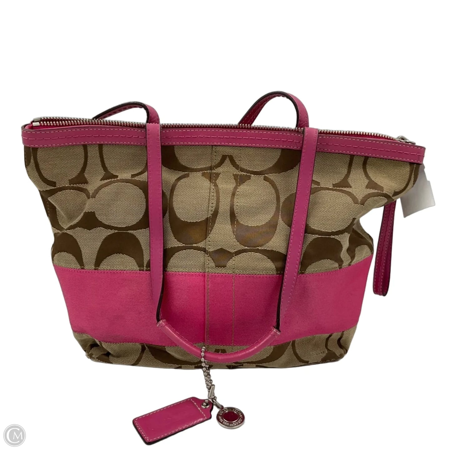 Tote Designer By Coach, Size: Medium