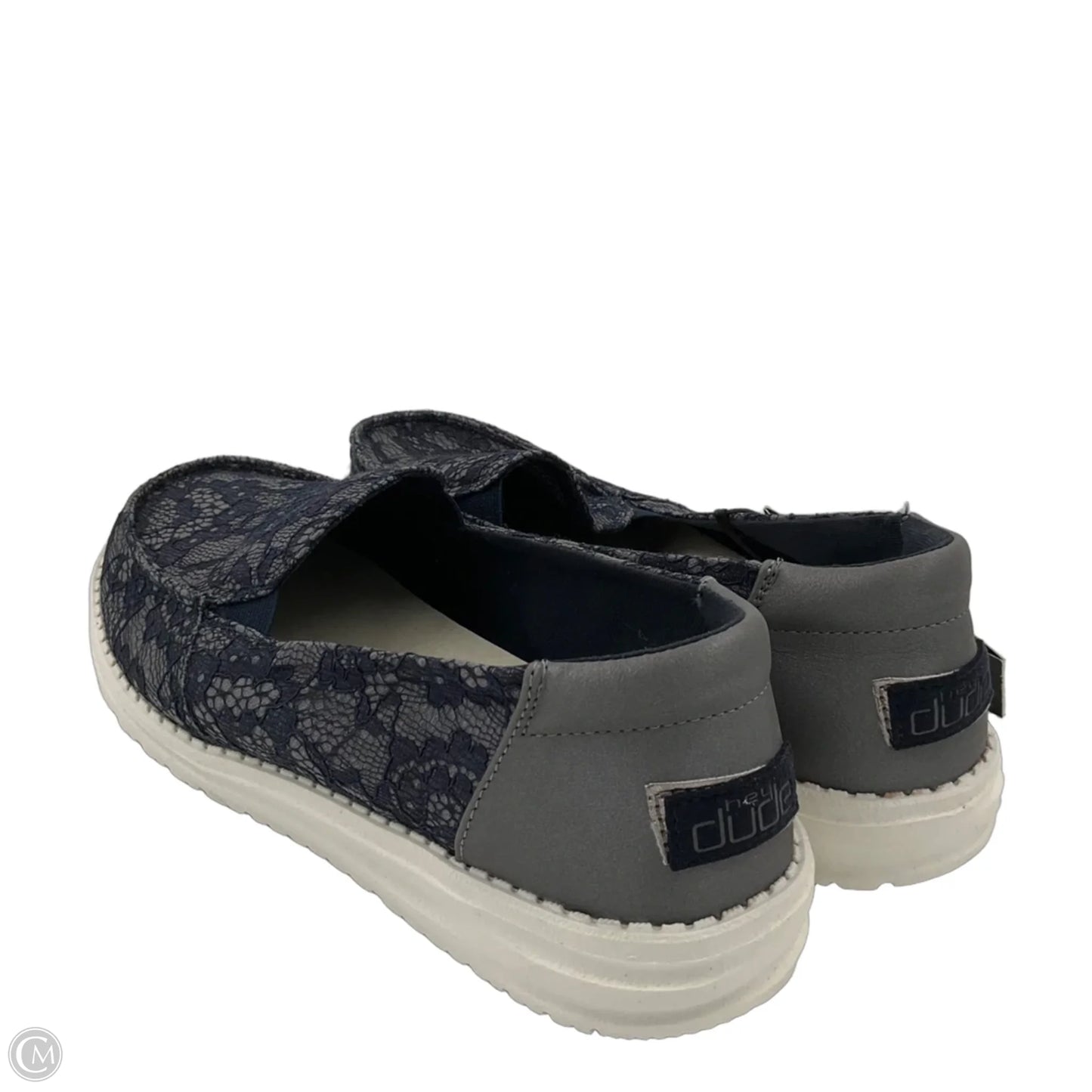 Shoes Sneakers By Hey Dude In Blue, Size: 10