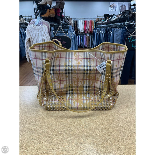 Tote Luxury Designer By Burberry, Size: Large