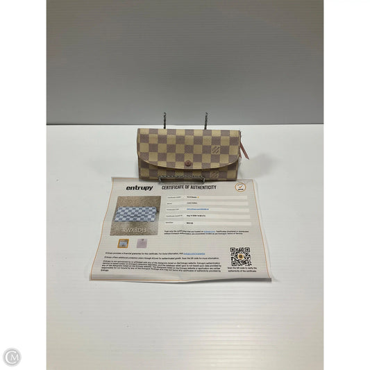 Wallet Luxury Designer By Louis Vuitton, Size: Large