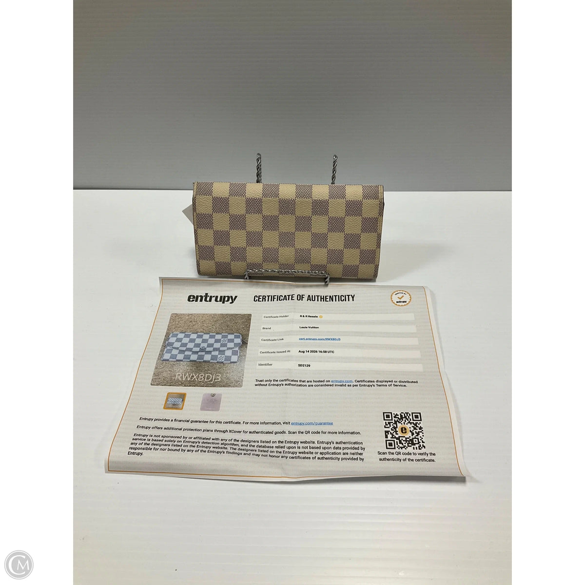 Wallet Luxury Designer By Louis Vuitton, Size: Large