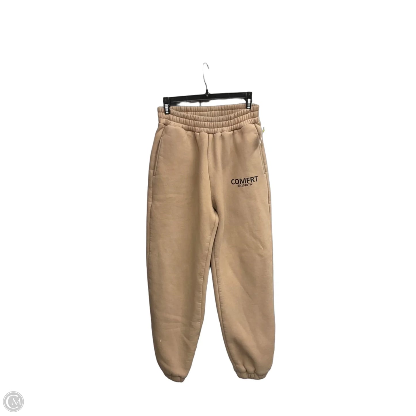 Pants Lounge By Comfrt In Tan, Size: S