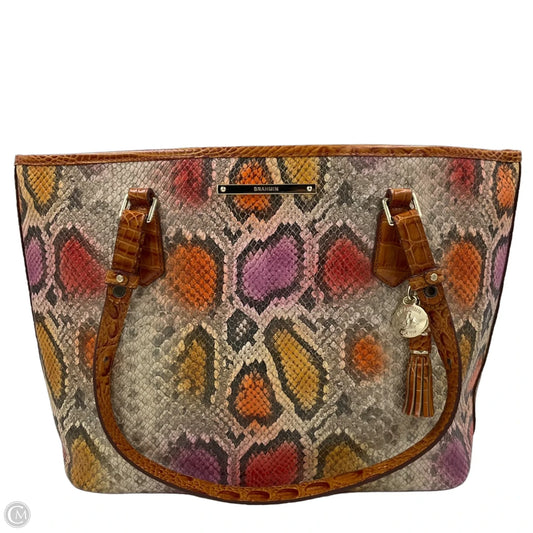 Tote Designer By Brahmin, Size: Medium