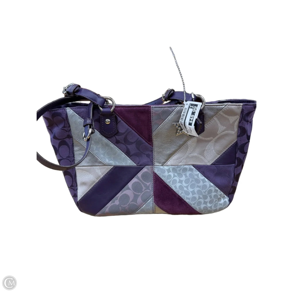 Tote Designer By Coach, Size: Medium