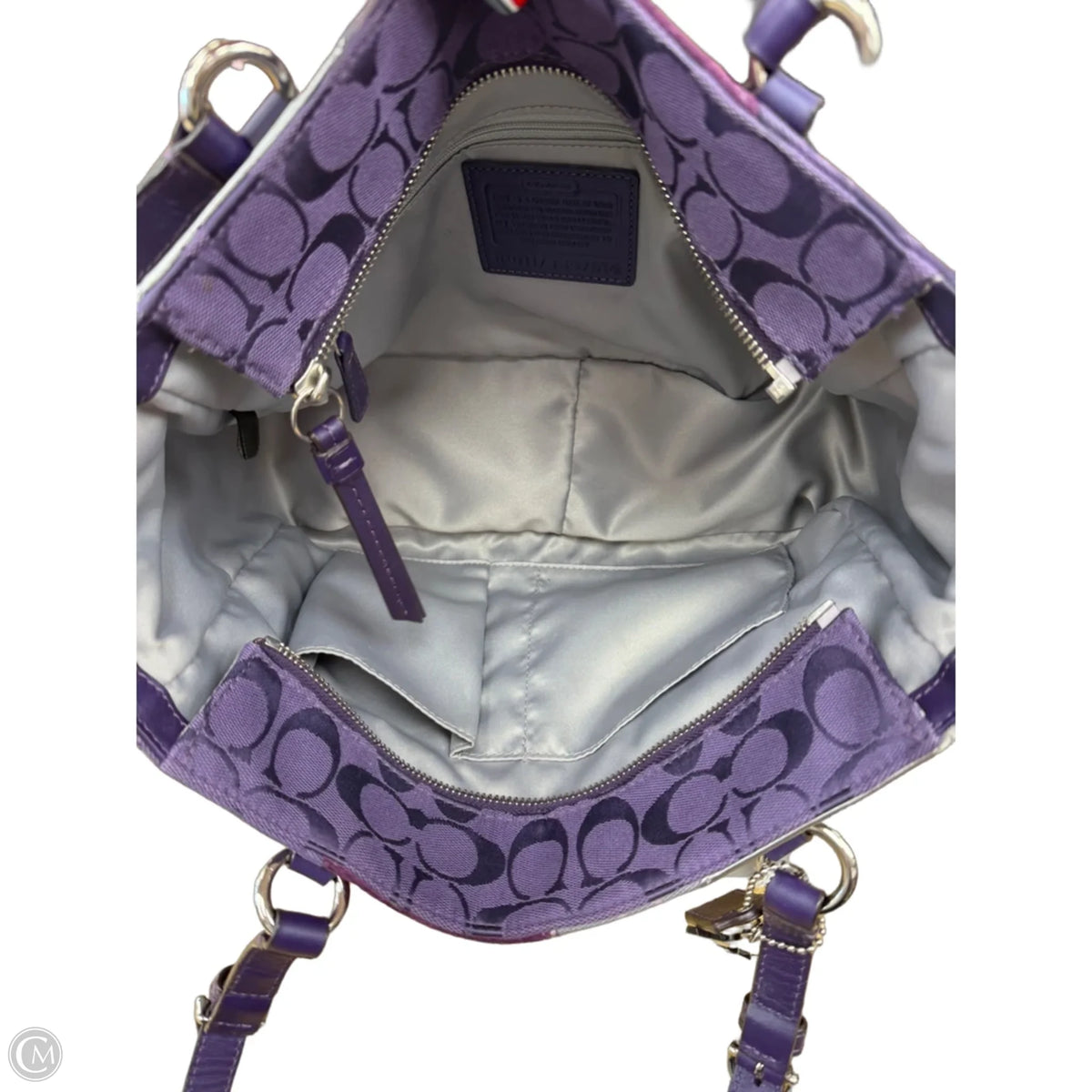 Tote Designer By Coach, Size: Medium