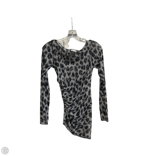 Top Long Sleeve Basic By Free People In Leopard Print, Size: Xs