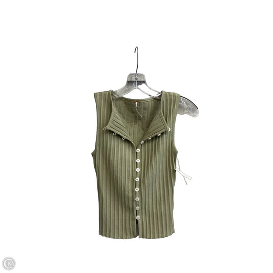 Top Sleeveless Basic By Free People In Green, Size: Xs