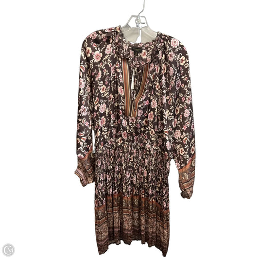 Dress Casual Midi By Current Air In Brown, Size: Xl