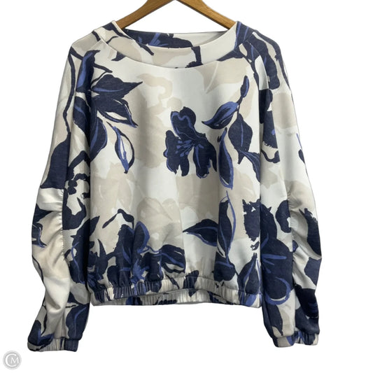 Sweatshirt Crewneck By Evereve In Blue, Size: M