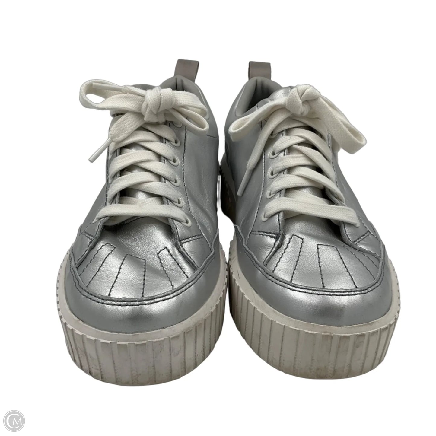 Shoes Sneakers By Sorel In Silver, Size: 11