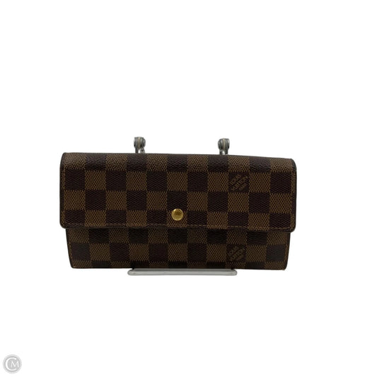 Wallet Luxury Designer By Louis Vuitton, Size: Large