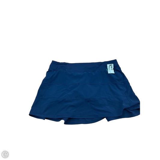Athletic Skort By Lululemon In Blue, Size: 10