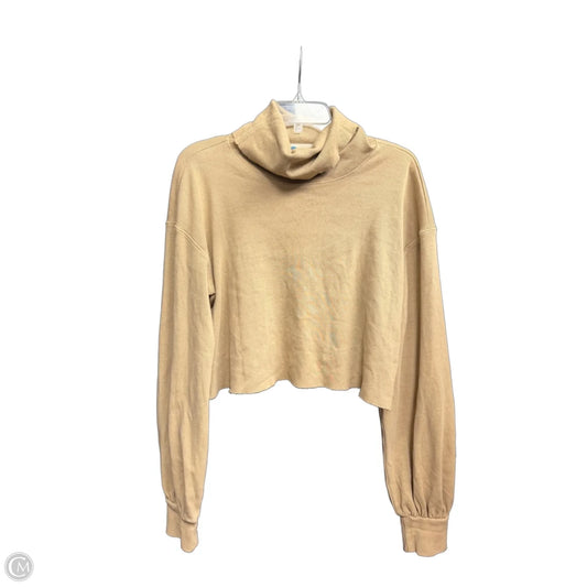 Sweatshirt Crewneck By Free People In Tan, Size: M