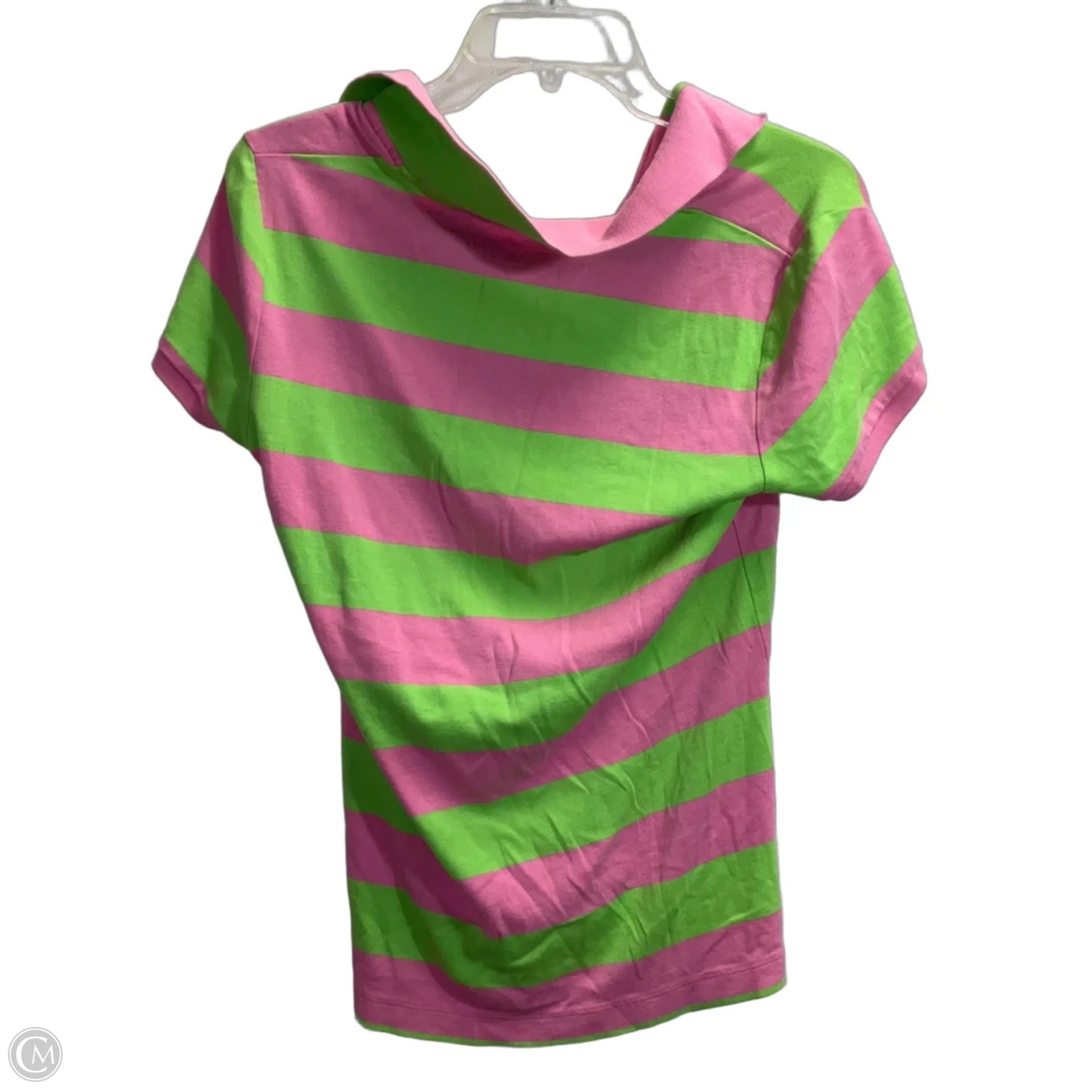 Top Short Sleeve Designer By Lilly Pulitzer In Pink, Size: M