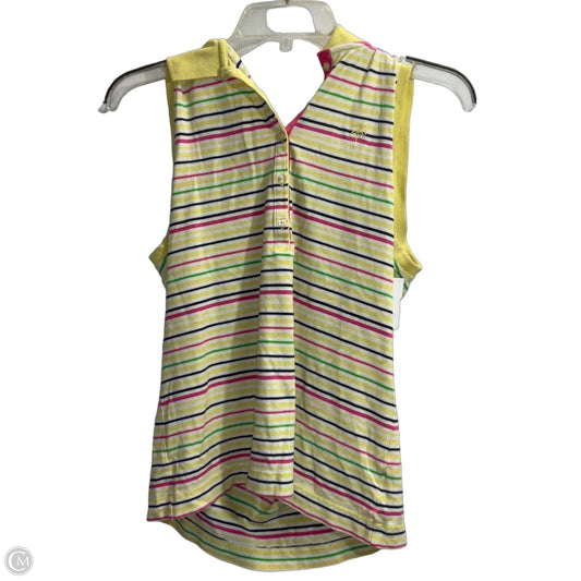 Top Sleeveless Designer By Lilly Pulitzer In Striped Pattern, Size: L