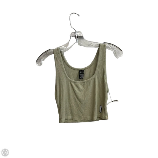 Top Sleeveless By Comfrt In Green, Size: M