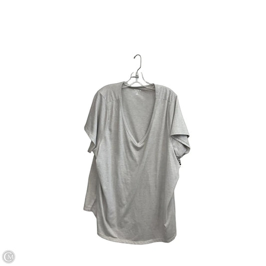 Top Short Sleeve By Torrid In Grey, Size: 4x