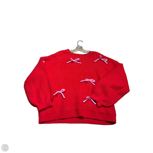 Sweater By Pink Lily In Red, Size: M