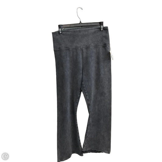 Athletic Leggings By Aerie In Grey, Size: L