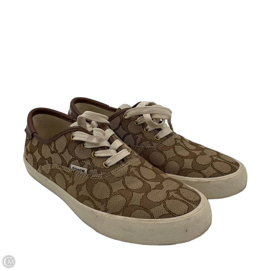 Shoes Designer By Coach In Beige, Size: 8