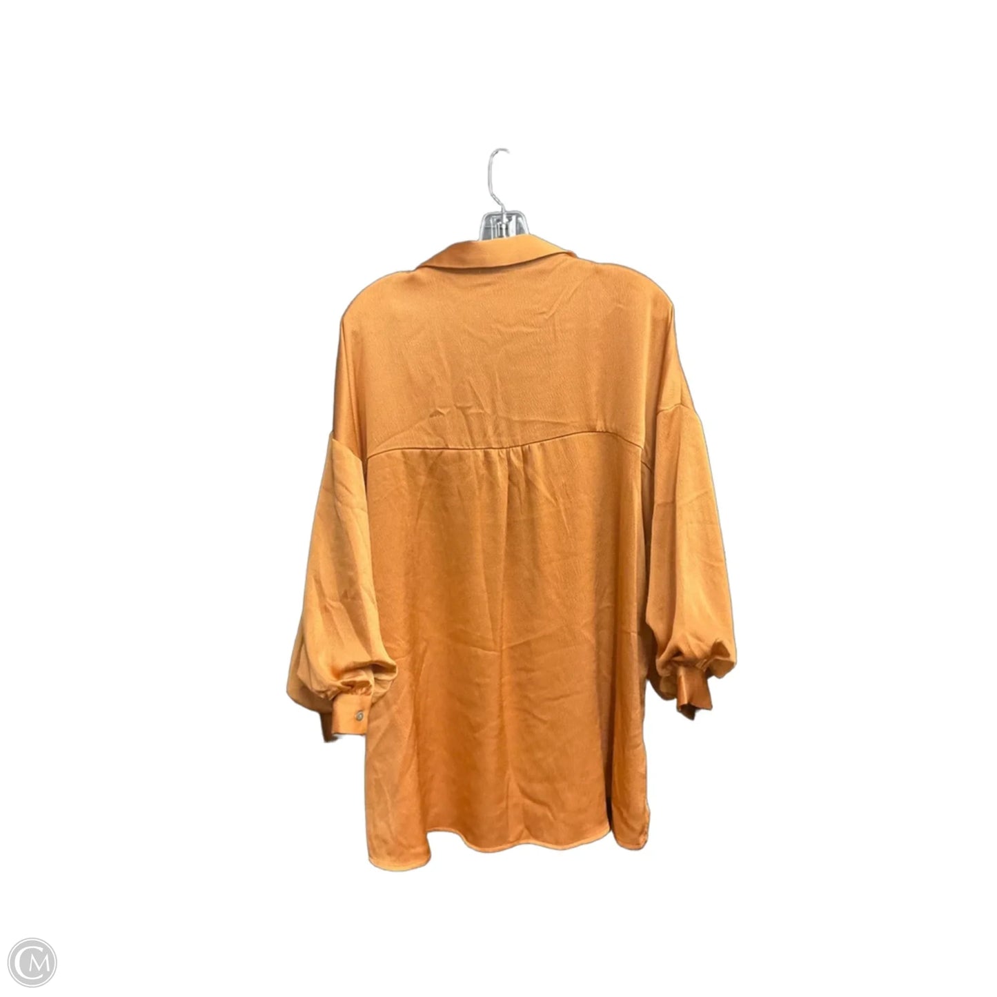 Top Short Sleeve By Oddi In Orange, Size: 3x