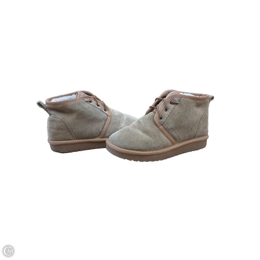 Boots Ankle Flats By Clothes Mentor In Brown, Size: 8