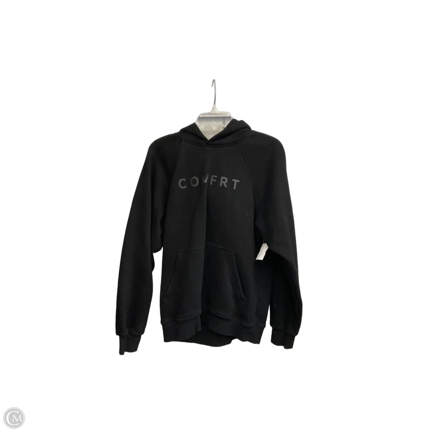 Sweatshirt Hoodie By Comfrt In Black, Size: S