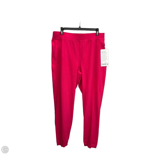 Athletic Pants By Lululemon In Pink, Size: 10