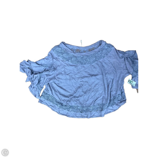 Top Long Sleeve By Free People In Purple, Size: L