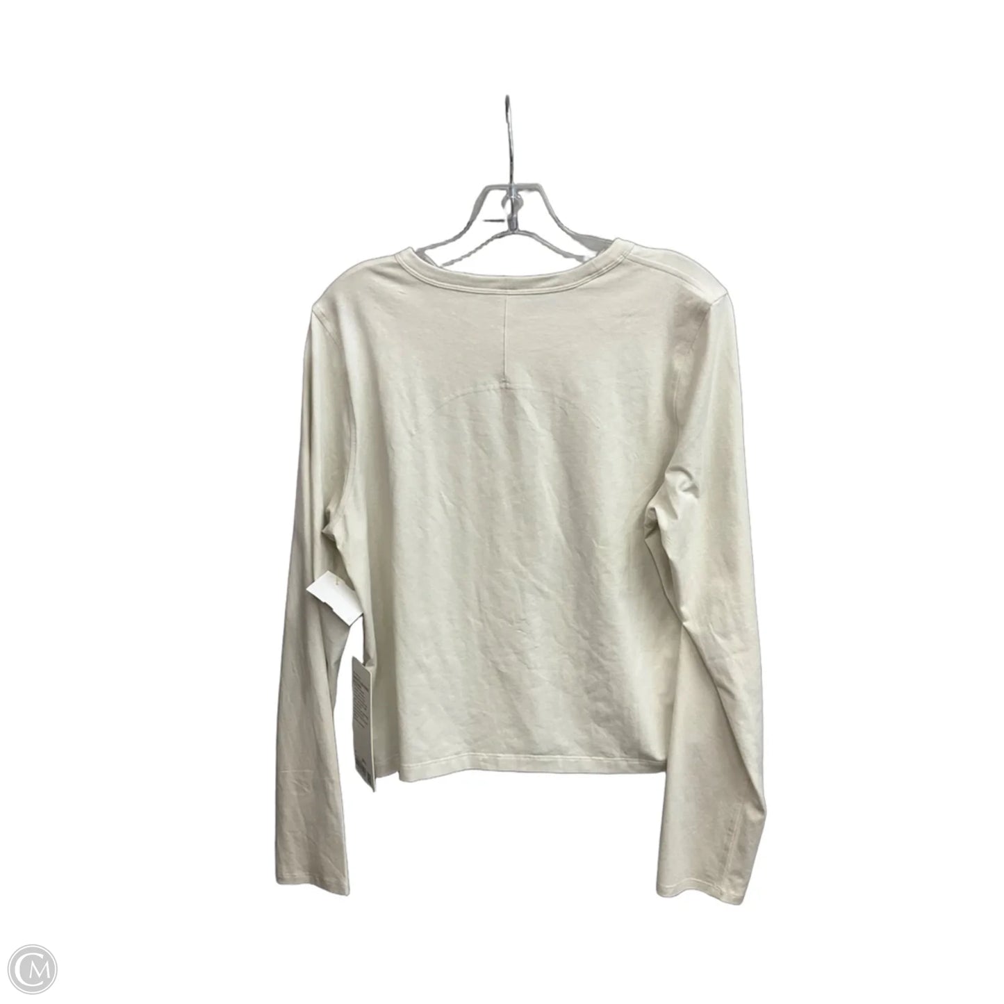 Top Long Sleeve Basic By Lululemon In Cream, Size: 10