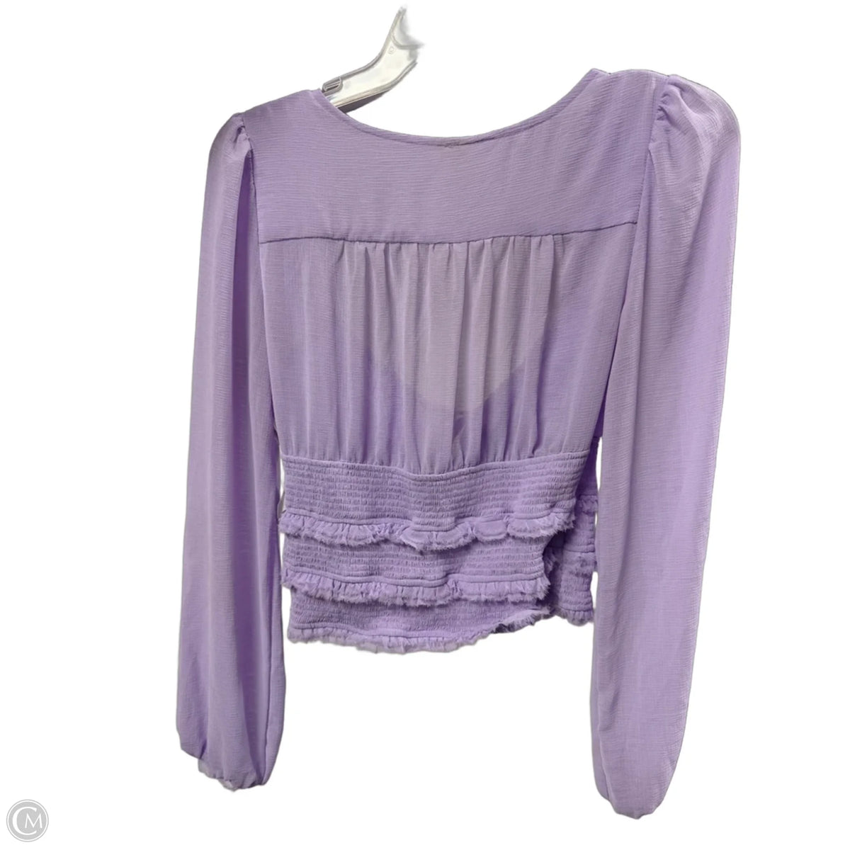 Top Long Sleeve Basic By Free People In Purple, Size: S