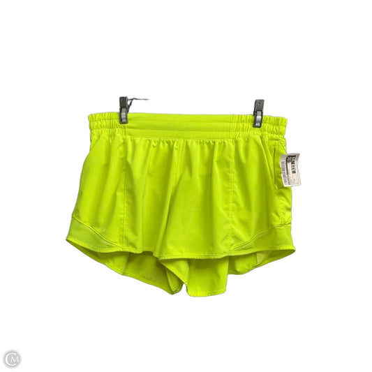 Athletic Shorts By Lululemon In Green, Size: 12