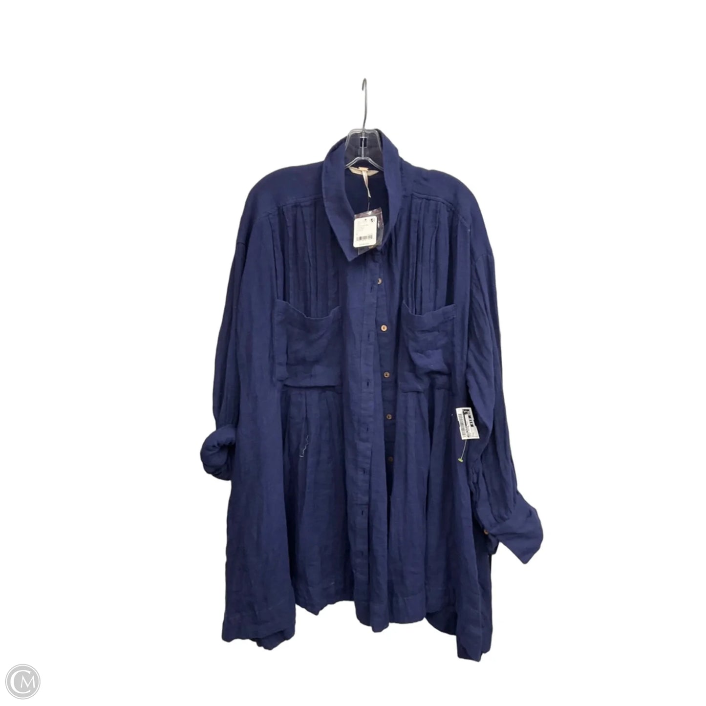 Dress Casual Midi By Free People In Blue, Size: L