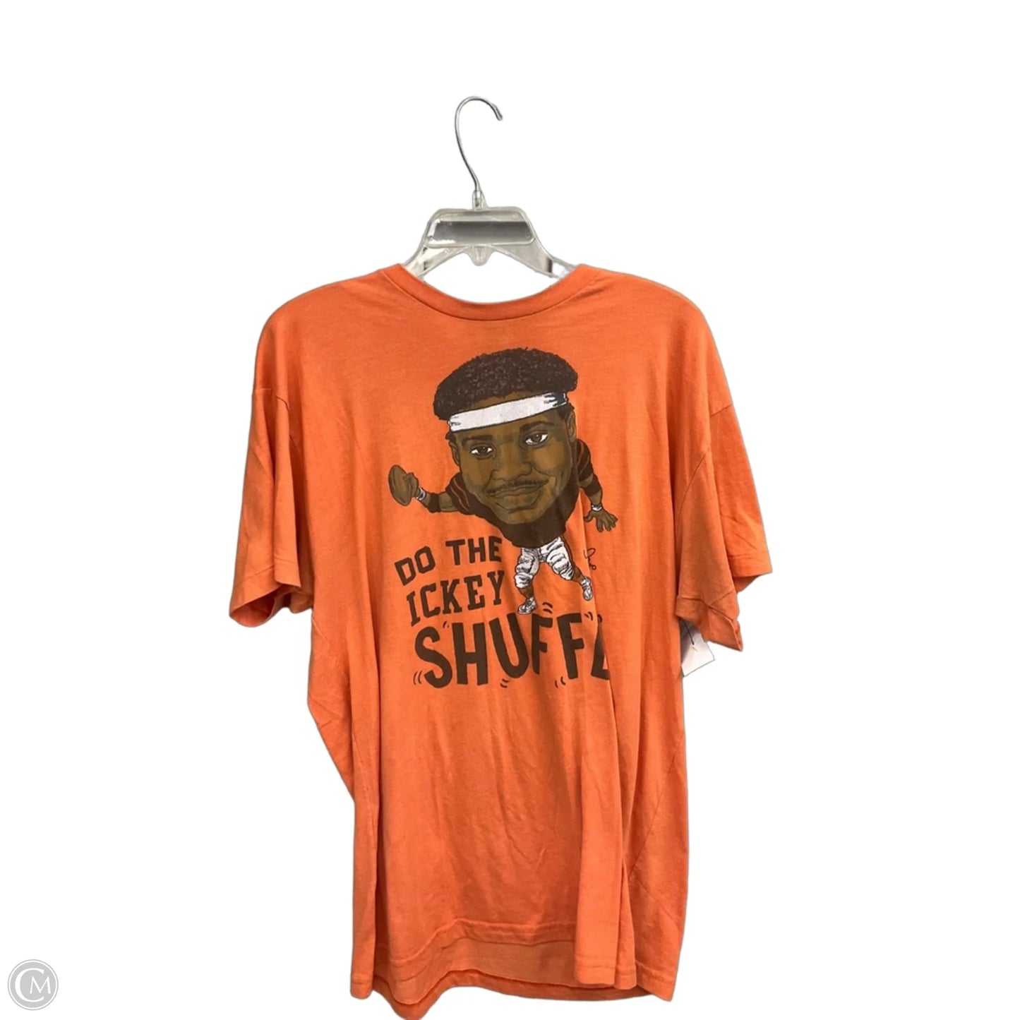 Top Short Sleeve By Homage In Orange, Size: Xxl