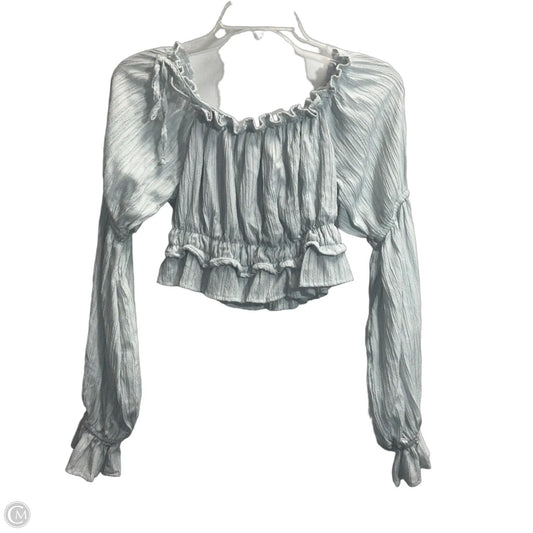 Top Long Sleeve By Altard State In Blue, Size: S