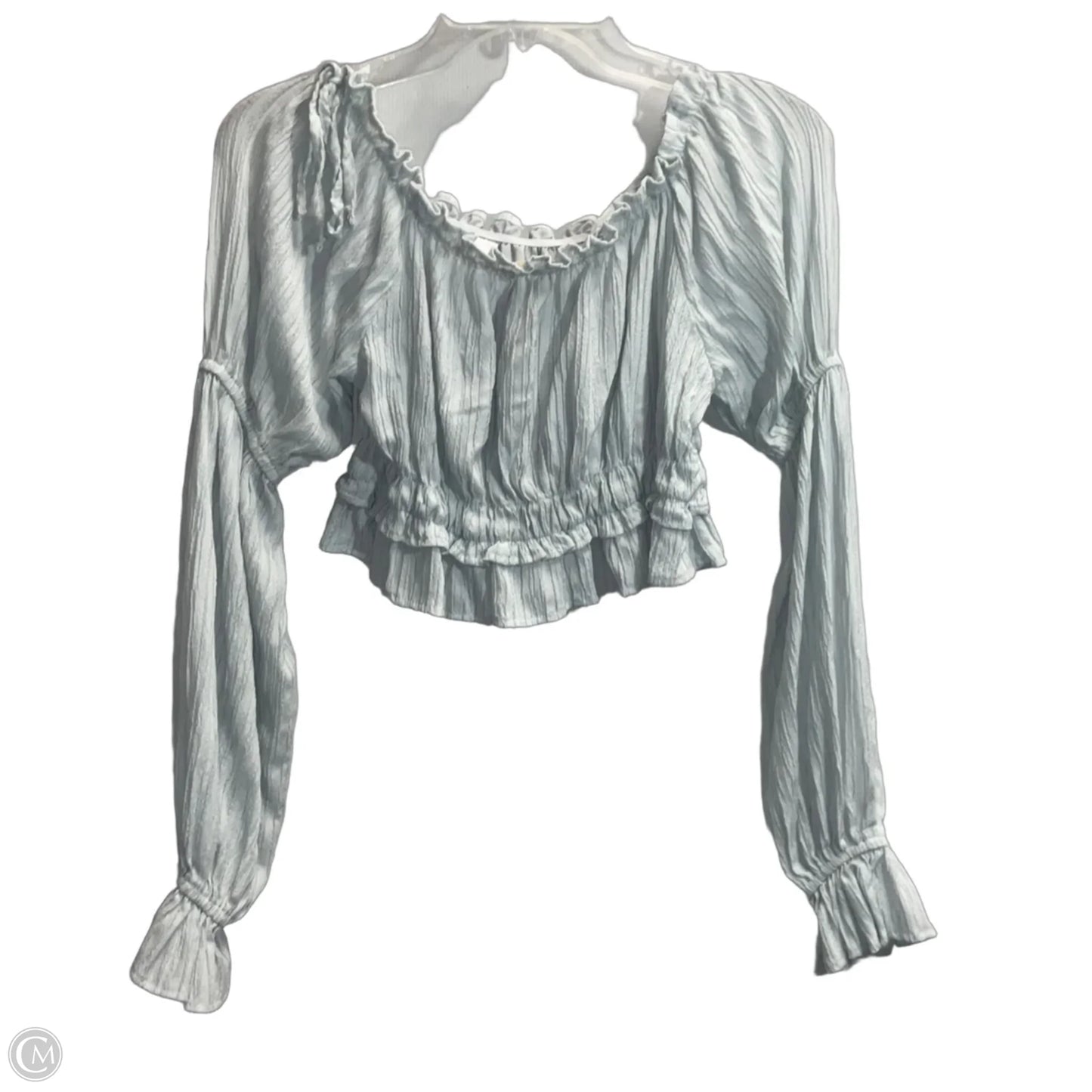 Top Long Sleeve By Altard State In Blue, Size: S