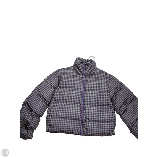 Jacket Puffer & Quilted By Wild Fable In Brown & Red, Size: S