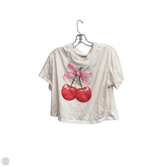 Top Short Sleeve By Clothes Mentor In Pink, Size: L