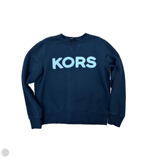 Sweatshirt Designer By Michael Kors In Black, Size: L
