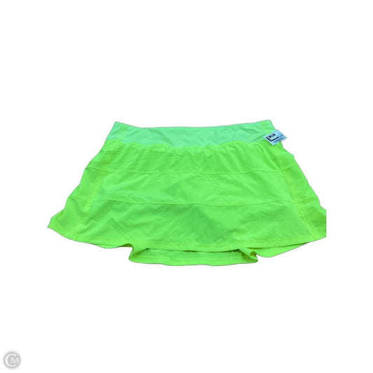 Athletic Skort By Lululemon In Yellow, Size: L