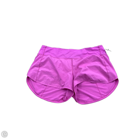Athletic Shorts By Lululemon In Pink, Size: L